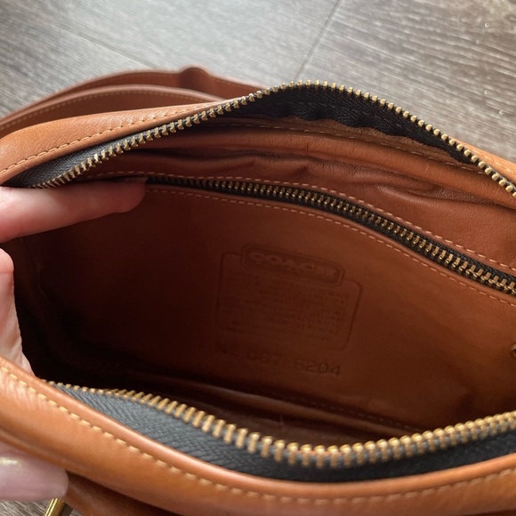 RARE Vintage Coach Pocket Waist Pack Belt Bag Fanny Pack XS/S English Tan EUC - Picture 10 of 15